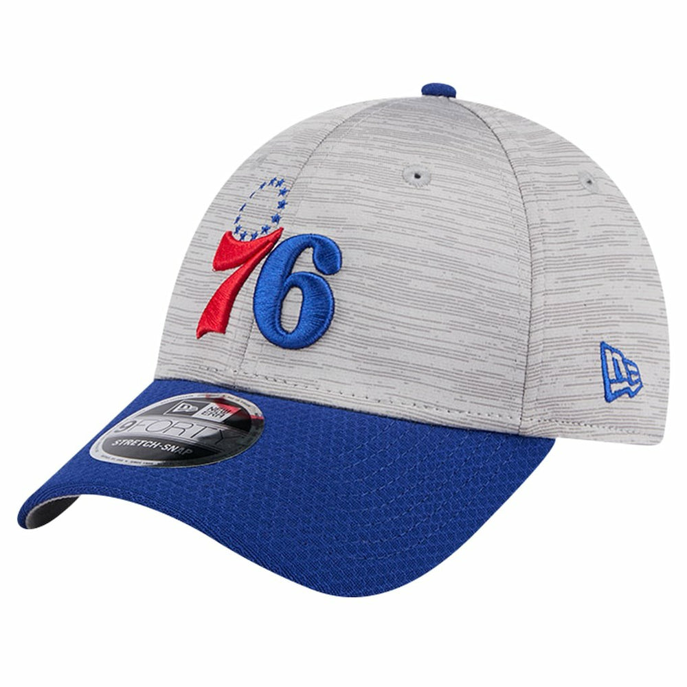 Philadelphia 76ers Active Digi-Tech Two-Tone 9FORTY Adjustable Hat - Heather Gray/Royal discount