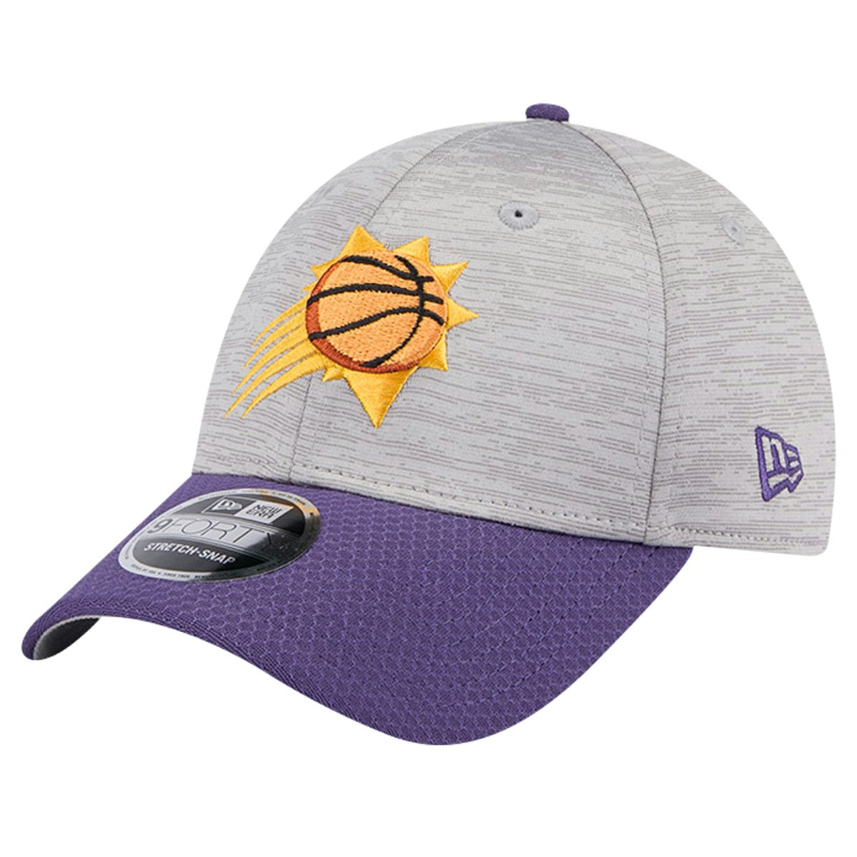 Phoenix Suns Active Digi-Tech Two-Tone 9FORTY Adjustable Hat - Heather Gray/Purple for sale