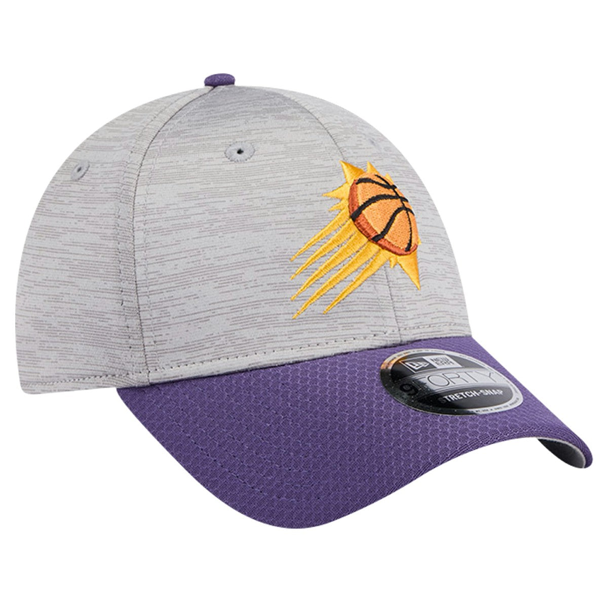 Phoenix Suns Active Digi-Tech Two-Tone 9FORTY Adjustable Hat - Heather Gray/Purple for sale
