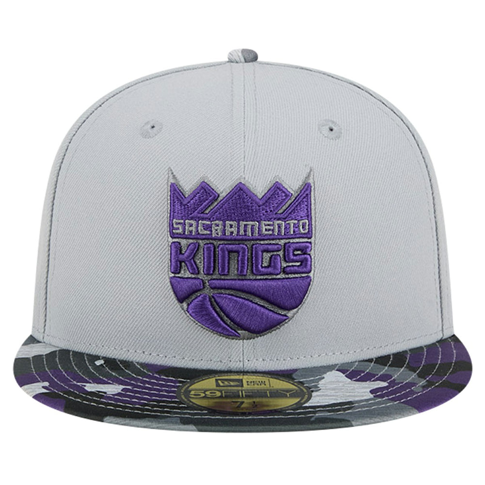 Sacramento Kings Active Color Camo Visor 59FIFTY Fitted Hat - Gray sale