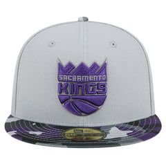 Sacramento Kings Active Color Camo Visor 59FIFTY Fitted Hat - Gray sale