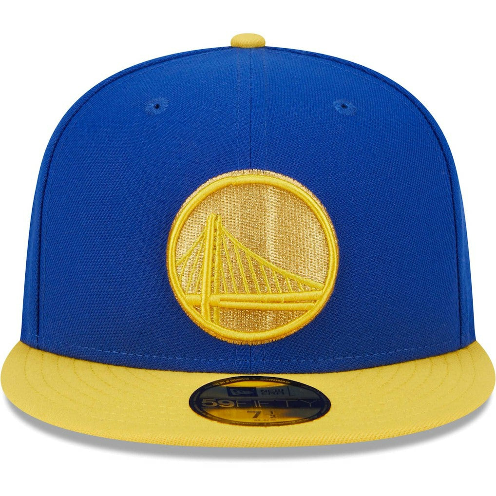 Golden State Warriors Gameday Gold Pop Stars 59FIFTY Fitted Hat sale - Royal/Gold shop