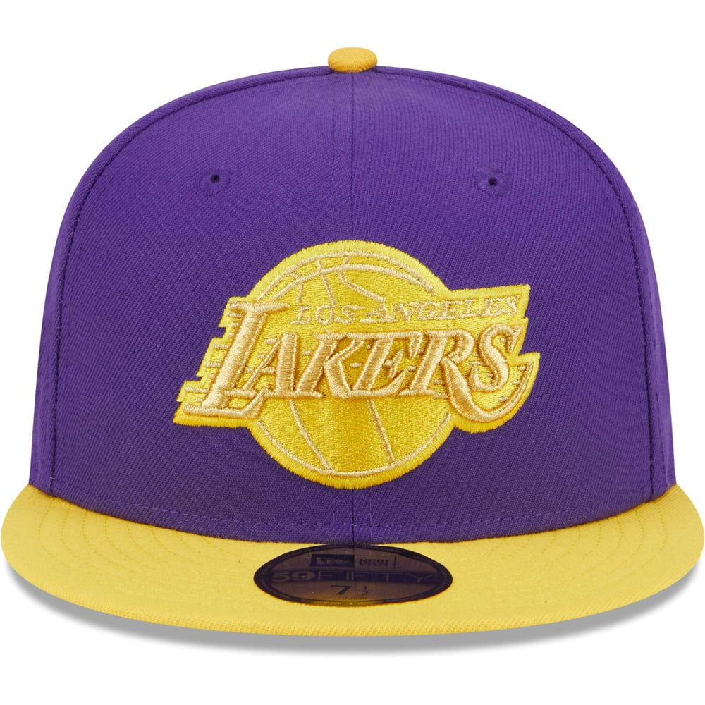 Los Angeles Lakers Gameday Gold Pop Stars 59FIFTY Fitted Hat - Purple/Gold cheap
