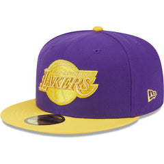 Los Angeles Lakers Gameday Gold Pop Stars 59FIFTY Fitted Hat - Purple/Gold cheap