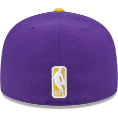 Los Angeles Lakers Gameday Gold Pop Stars 59FIFTY Fitted Hat - Purple/Gold cheap