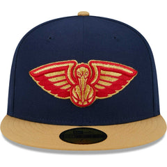New Orleans Pelicans Gameday Gold Pop Stars 59FIFTY Fitted Hat - Navy/Gold on sale