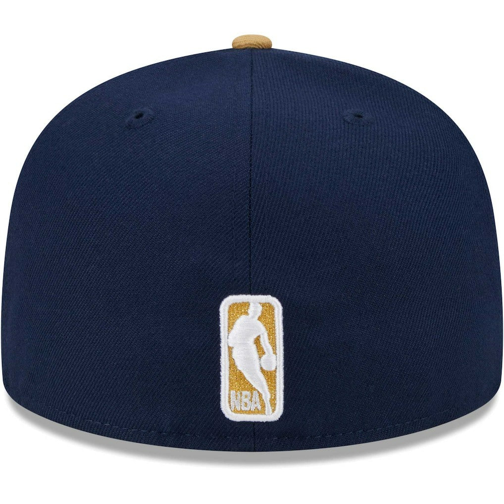 New Orleans Pelicans Gameday Gold Pop Stars 59FIFTY Fitted Hat - Navy/Gold on sale