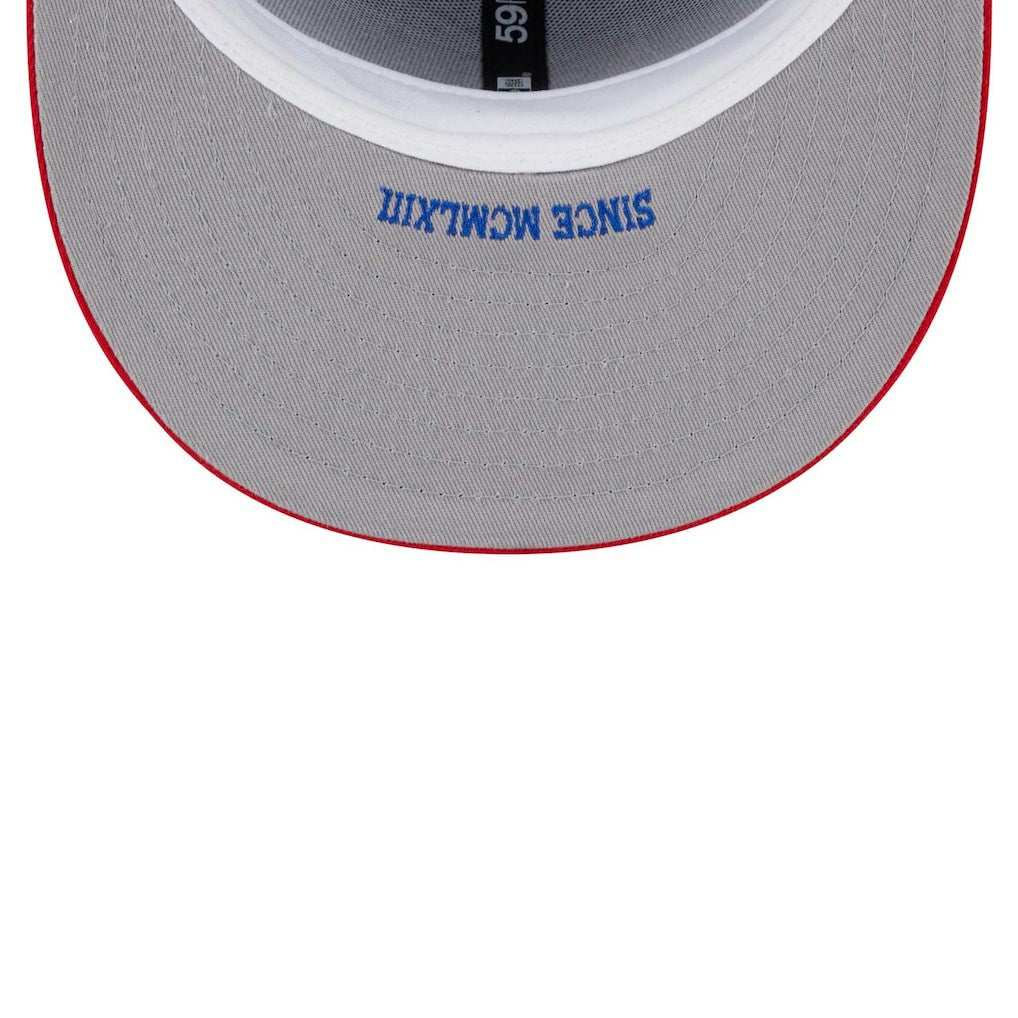 Philadelphia 76ers Gameday Gold Pop Stars 59FIFTY Fitted Hat - Royal/Red shop
