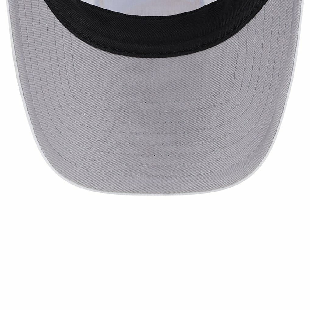 Golden State Warriors Court Sport Foam A-Frame 9FORTY Adjustable Trucker Hat sale - White/Royal online