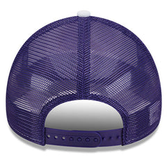 Phoenix Suns Court Sport Foam A-Frame 9FORTY Adjustable Trucker Hat - White/Purple on sale