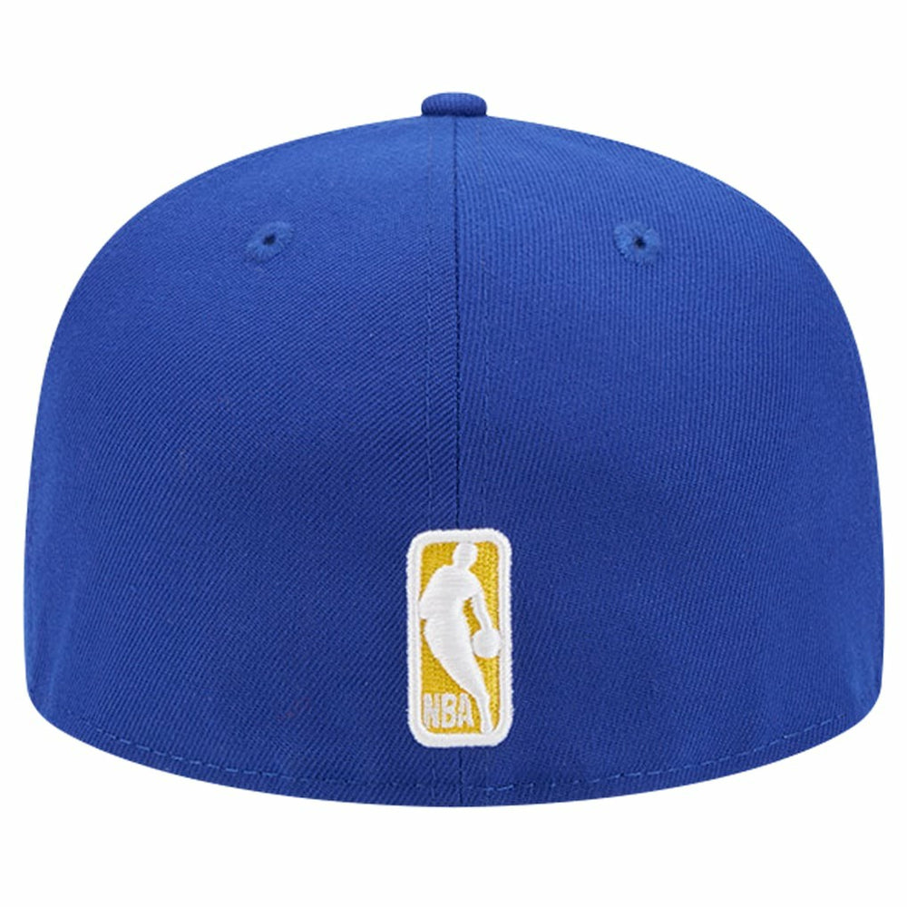 Golden State Warriors Court Sport Leather Applique 59FIFTY Fitted Hat sale - Royal for sale