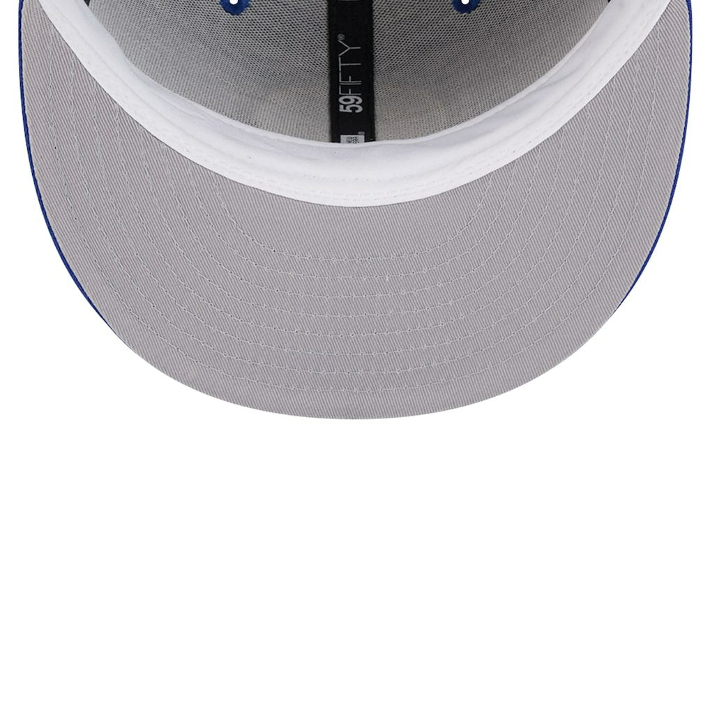 Golden State Warriors Court Sport Leather Applique 59FIFTY Fitted Hat sale - Royal for sale