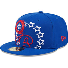 Philadelphia 76ers Game Day Hollow Logo Mashup 59FIFTY Fitted Hat - Royal discount