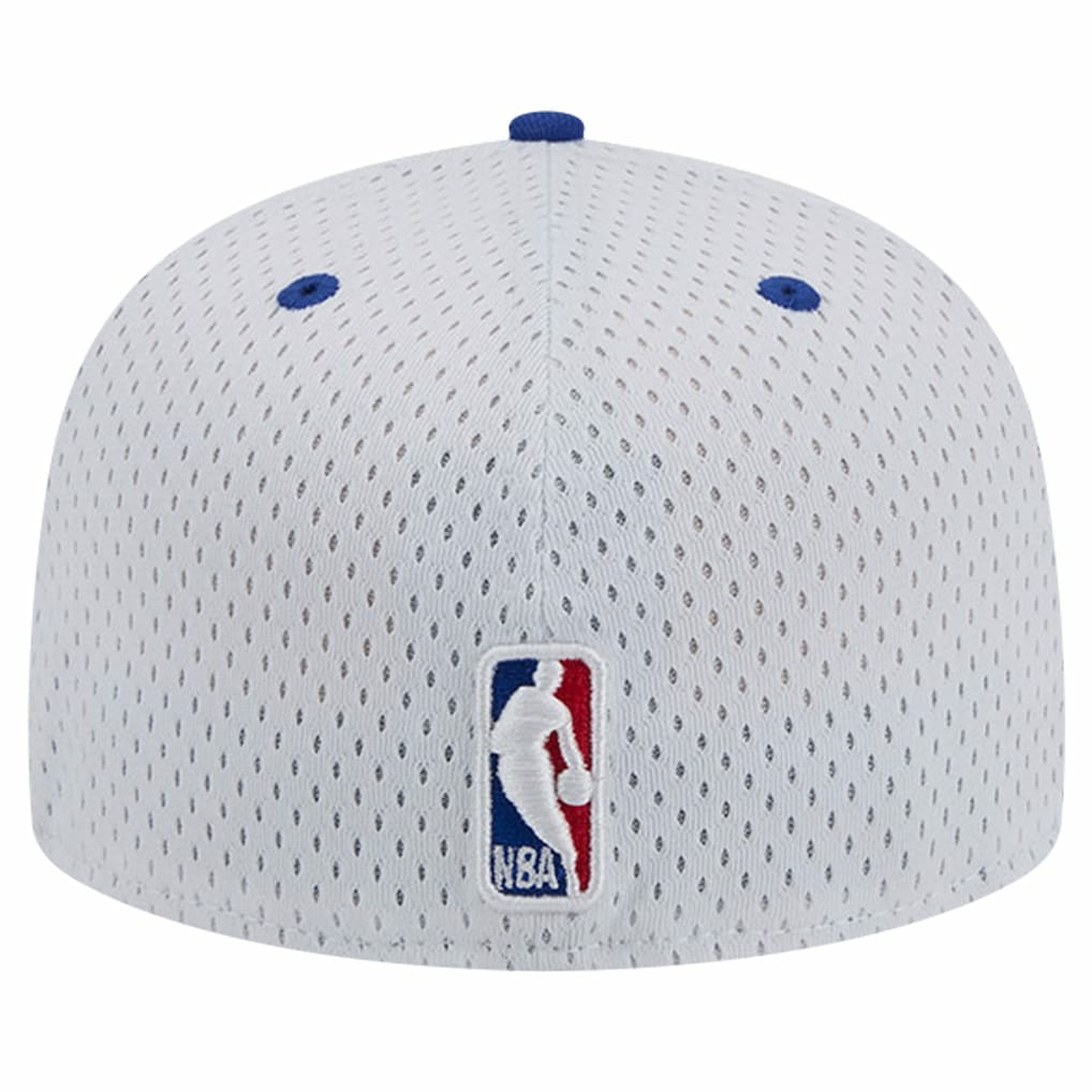 Philadelphia 76ers Throwback 2Tone 59FIFTY Fitted Hat - White/Royal sale