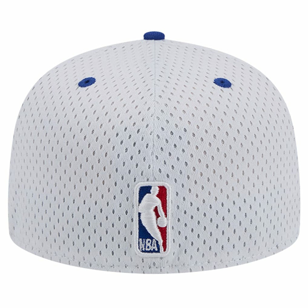 Philadelphia 76ers Throwback 2Tone 59FIFTY Fitted Hat - White/Royal sale
