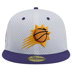 Phoenix Suns Throwback 2Tone 59FIFTY Fitted Hat - White/Purple for sale