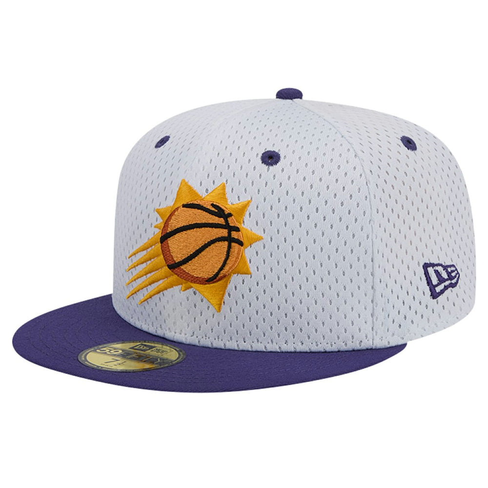 Phoenix Suns Throwback 2Tone 59FIFTY Fitted Hat - White/Purple for sale