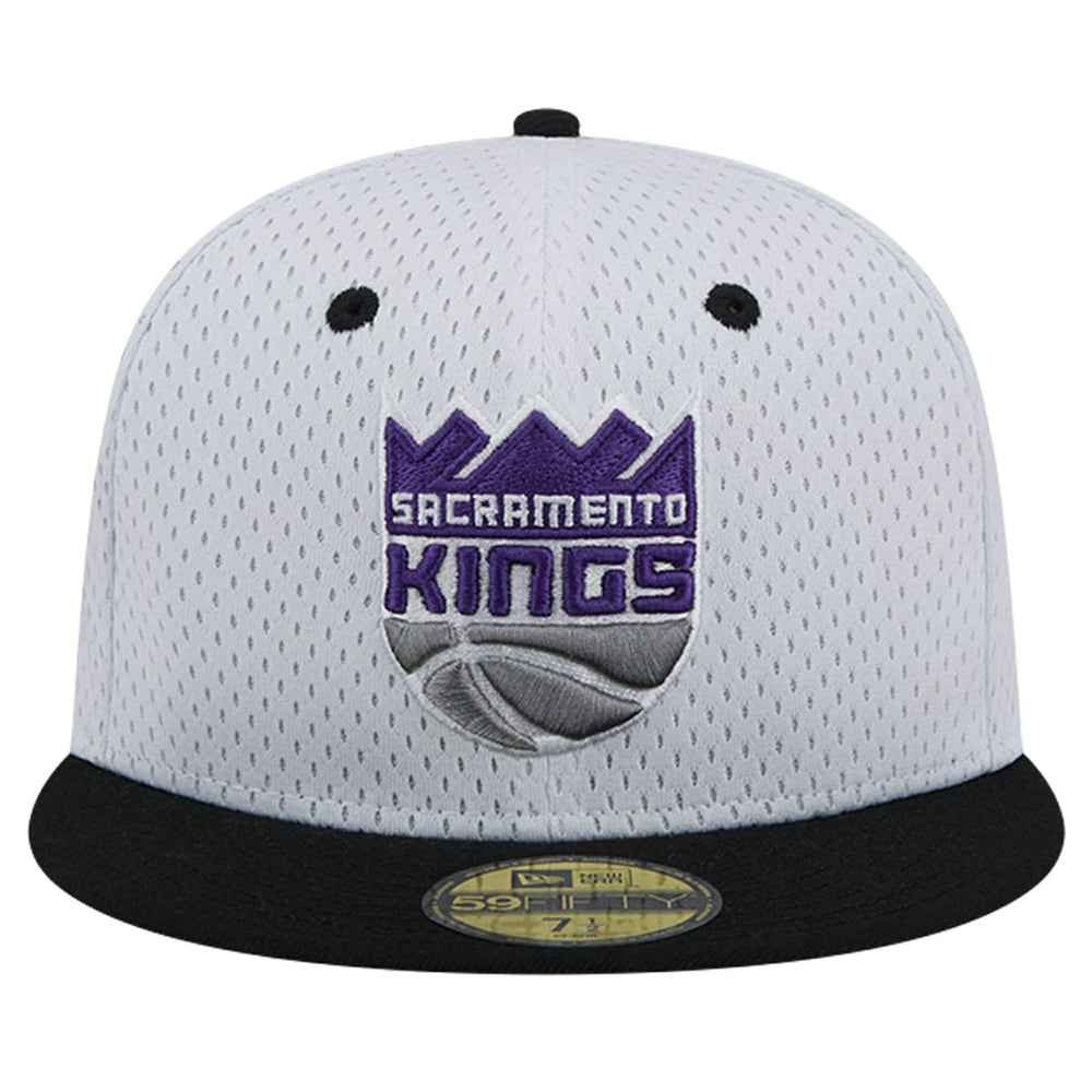 Sacramento Kings Throwback 2Tone 59FIFTY Fitted Hat - White/Black discount