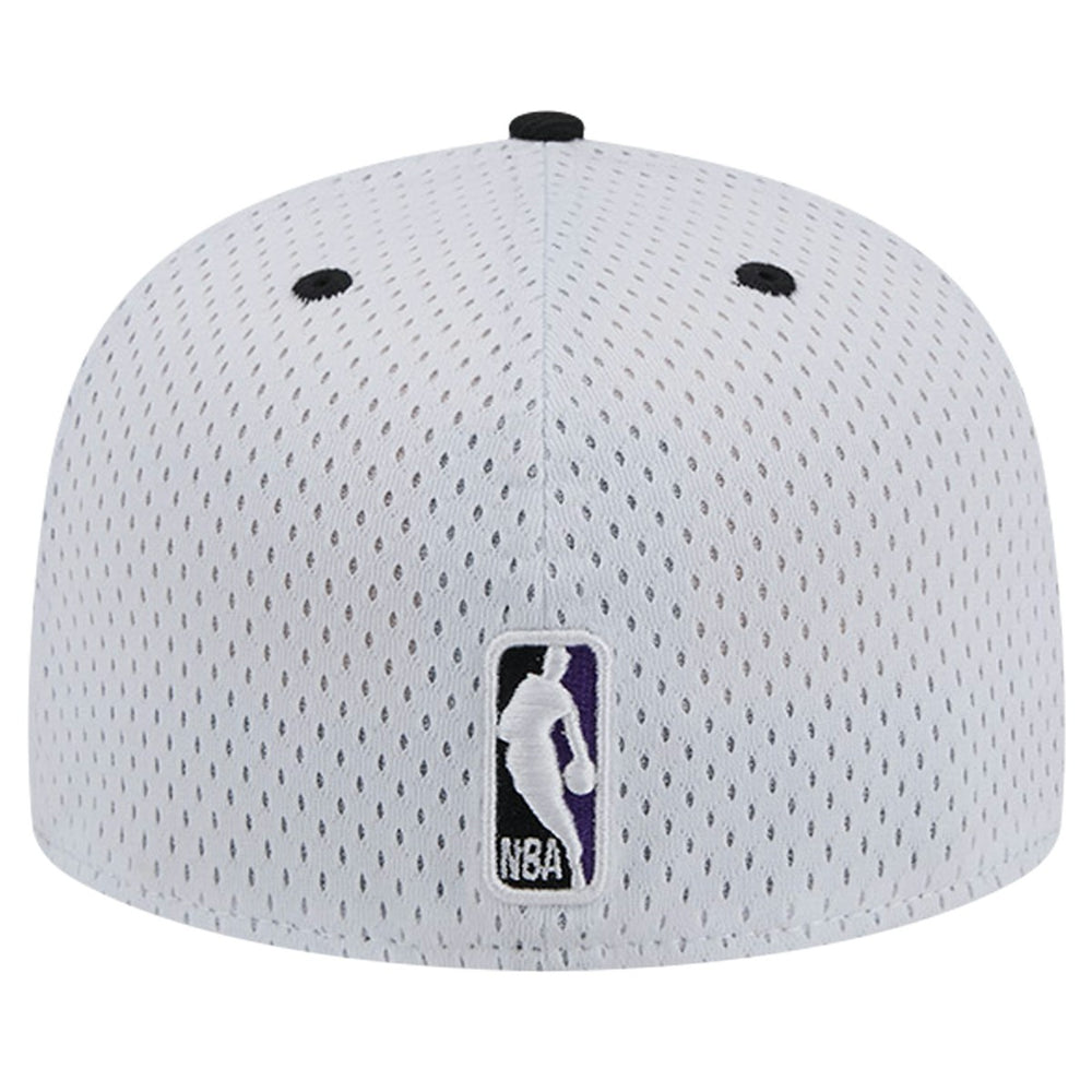 Sacramento Kings Throwback 2Tone 59FIFTY Fitted Hat - White/Black discount