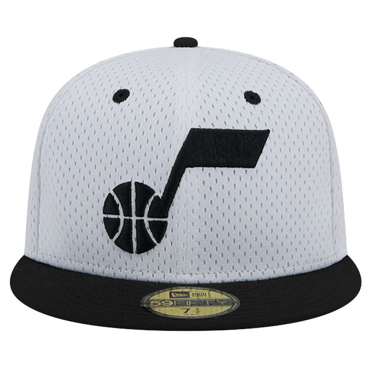 Utah Jazz Throwback 2Tone 59FIFTY Fitted Hat - White/Black online