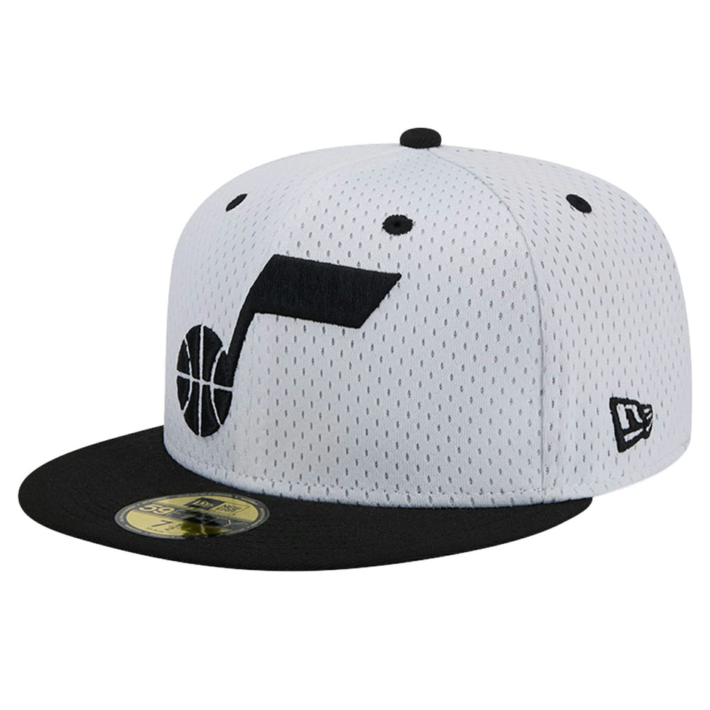 Utah Jazz Throwback 2Tone 59FIFTY Fitted Hat - White/Black online