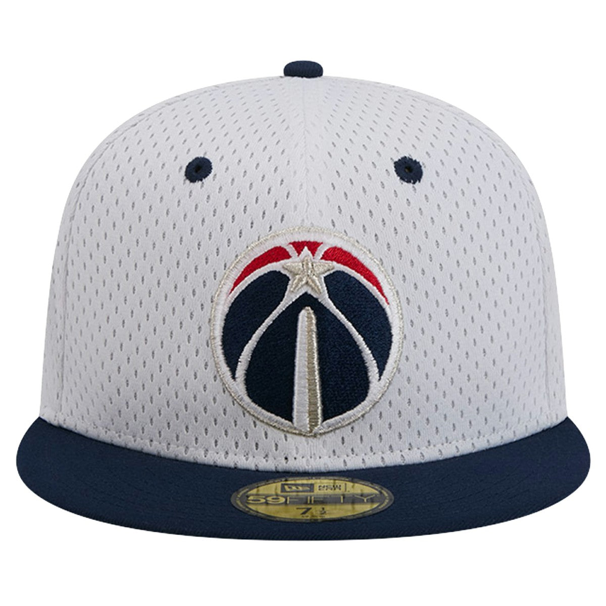 Washington Wizards Throwback 2Tone 59FIFTY Fitted Hat - White/Navy for sale