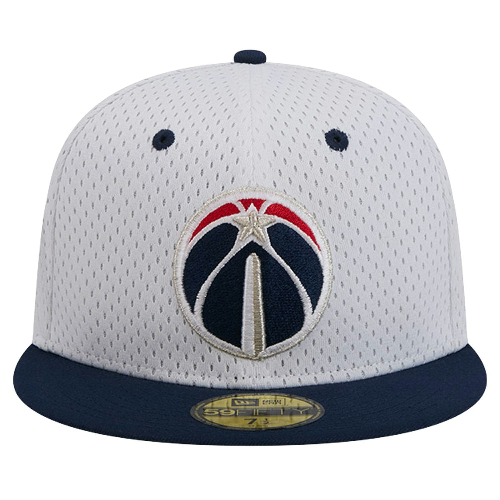 Washington Wizards Throwback 2Tone 59FIFTY Fitted Hat - White/Navy for sale