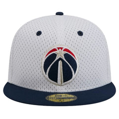 Washington Wizards Throwback 2Tone 59FIFTY Fitted Hat - White/Navy for sale