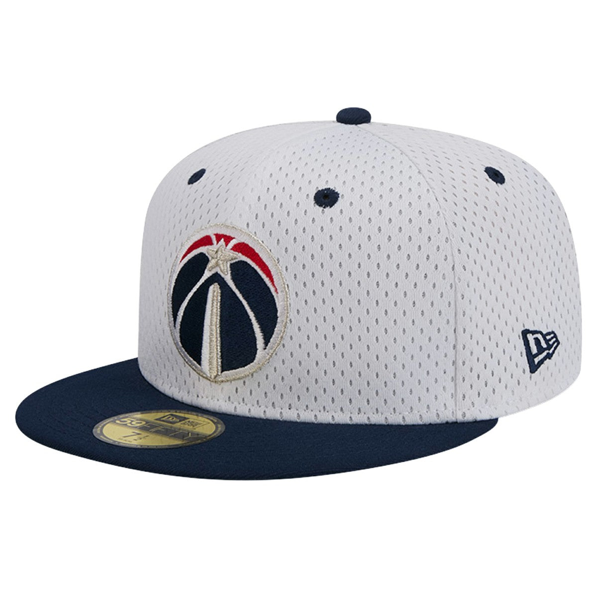Washington Wizards Throwback 2Tone 59FIFTY Fitted Hat - White/Navy for sale
