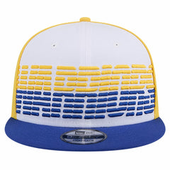 Golden State Warriors Throwback Gradient Tech Font 9FIFTY Snapback Hat sale - White/Royal shop