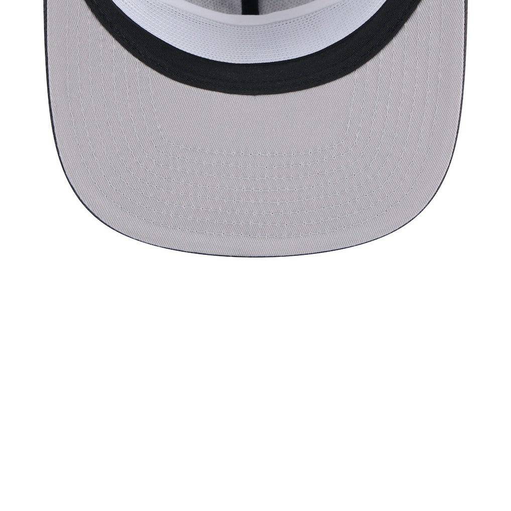 Brooklyn Nets Throwback Team Arch Golfer Snapback Hat - Black/Charcoal shop