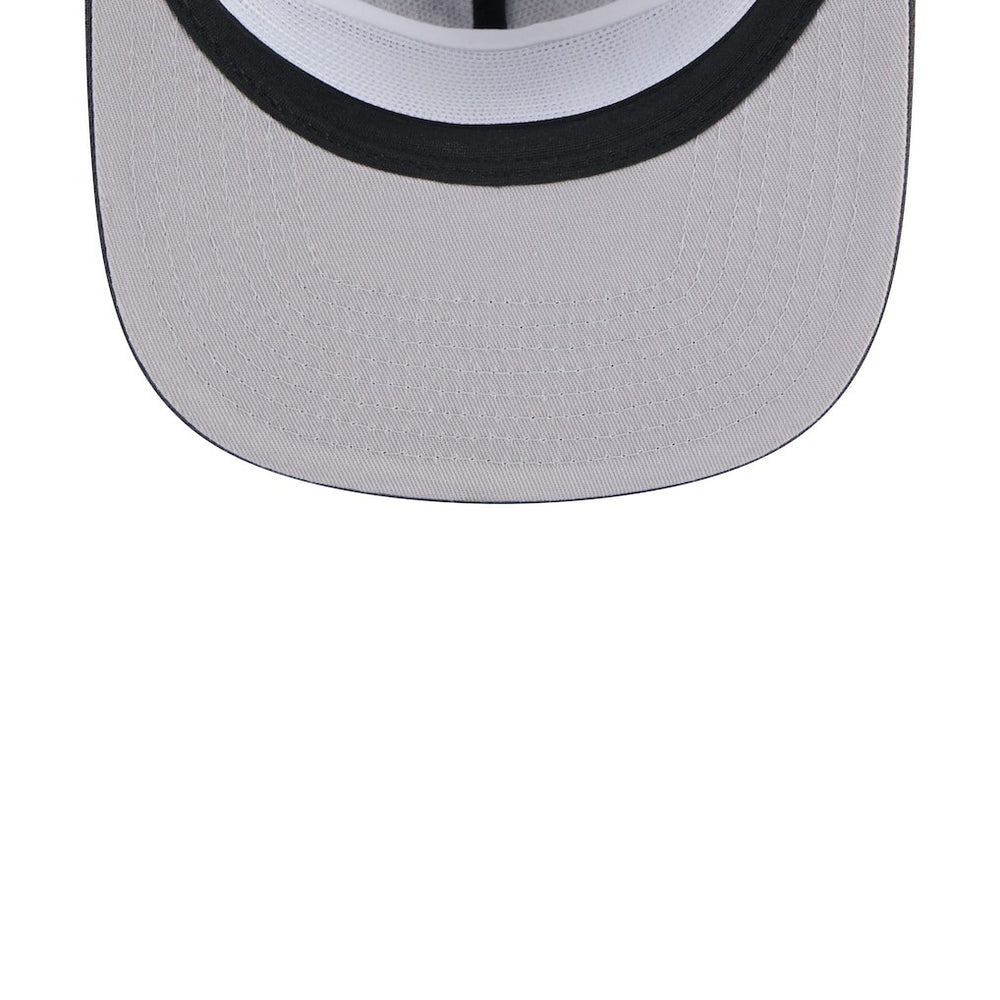 Brooklyn Nets Throwback Team Arch Golfer Snapback Hat - Black/Charcoal shop