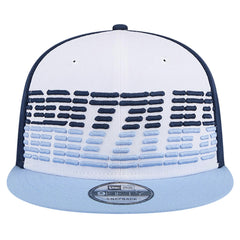 Memphis Grizzlies Throwback Gradient Tech Font 9FIFTY Snapback Hat - White/Light Blue on sale