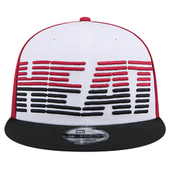 Miami Heat Throwback Gradient Tech Font 9FIFTY Snapback Hat - White/Black online