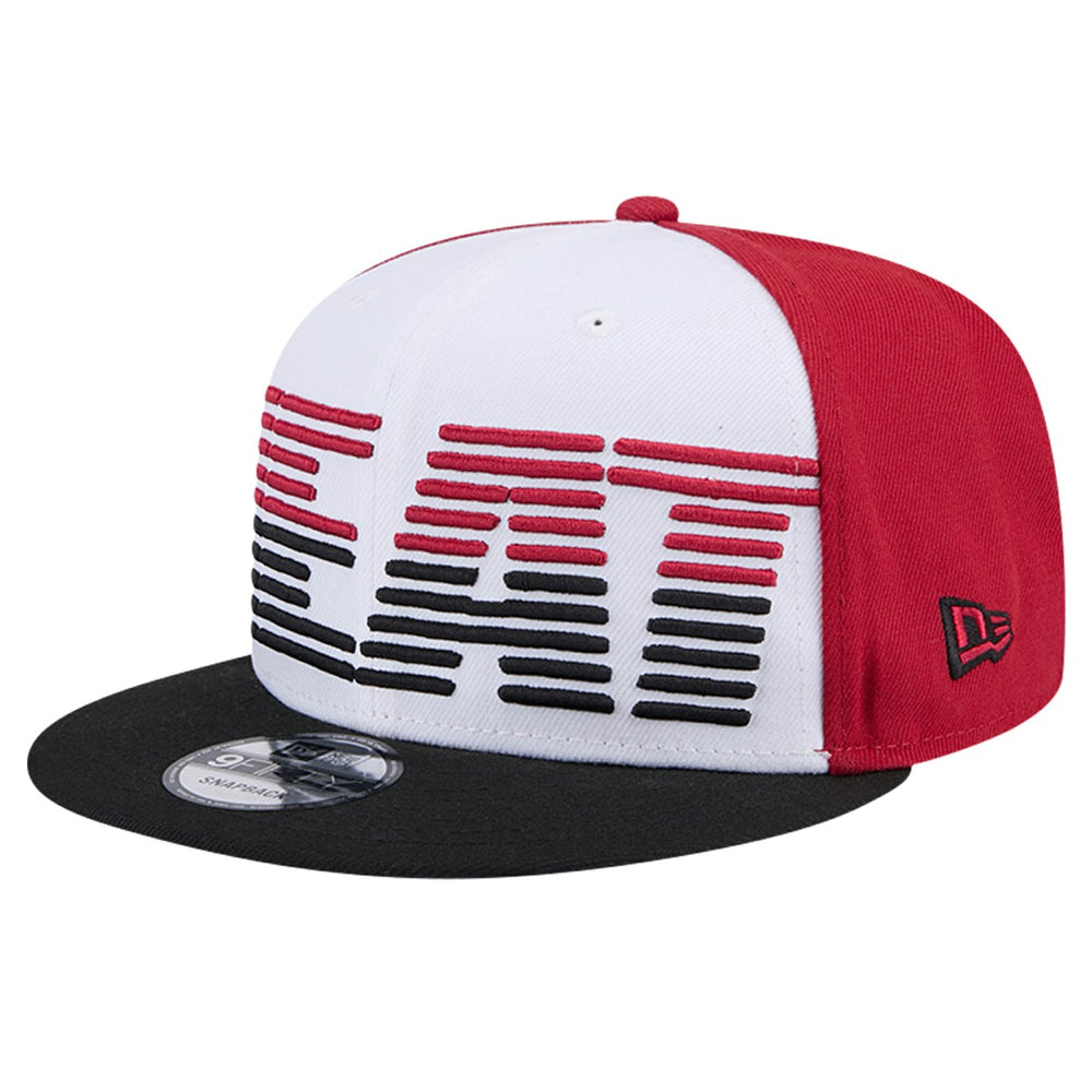 Miami Heat Throwback Gradient Tech Font 9FIFTY Snapback Hat - White/Black online