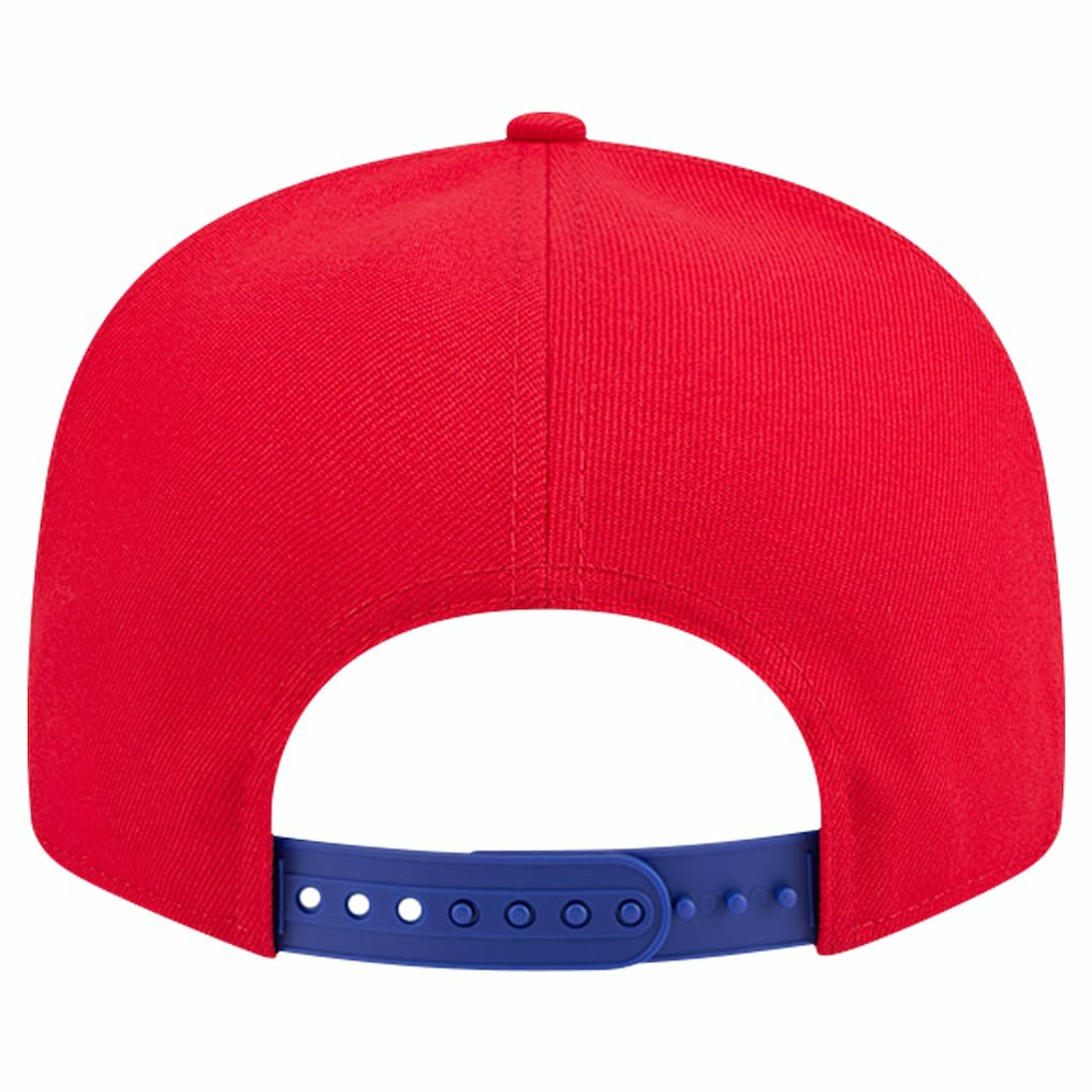 Philadelphia 76ers Throwback Gradient Tech Font 9FIFTY Snapback Hat - White/Royal cheap