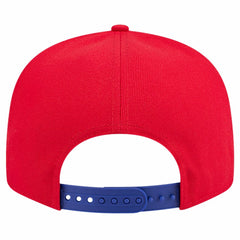 Philadelphia 76ers Throwback Gradient Tech Font 9FIFTY Snapback Hat - White/Royal cheap
