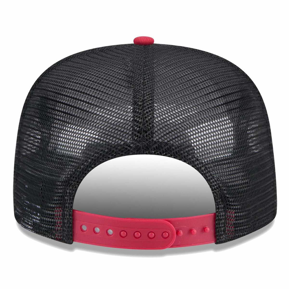 Miami Heat Throwback Team Arch Golfer Snapback Hat - Black/Red cheap