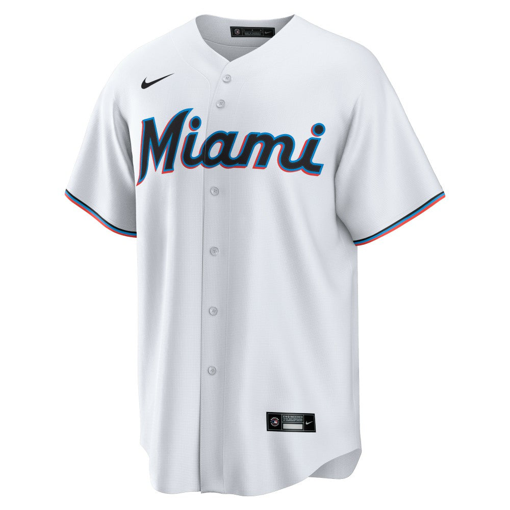 Sandy Alcantara Miami Marlins Replica Player Jersey White