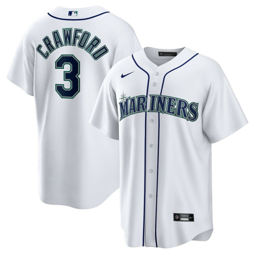 JP Crawford Seattle Mariners Home Replica Jersey White