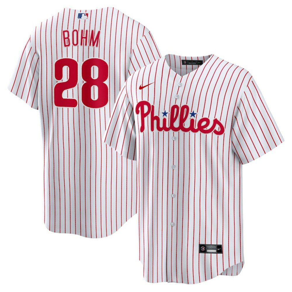 Alec Bohm Philadelphia Phillies Replica Player Jersey White