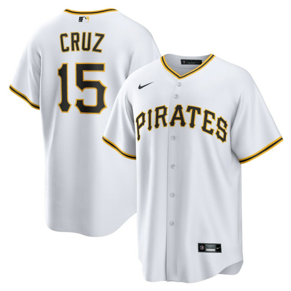 Oneil Cruz Pittsburgh Pirates Home Replica Jersey White
