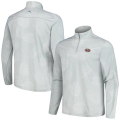 San Francisco 49ers Delray Frond IslandZone Half-Zip Sweatshirt - Gray discount