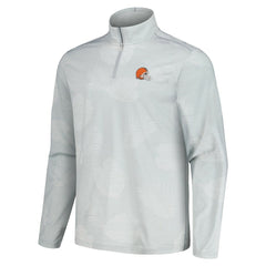 Cleveland Browns Delray Frond IslandZone Half-Zip Sweatshirt - Gray outlet