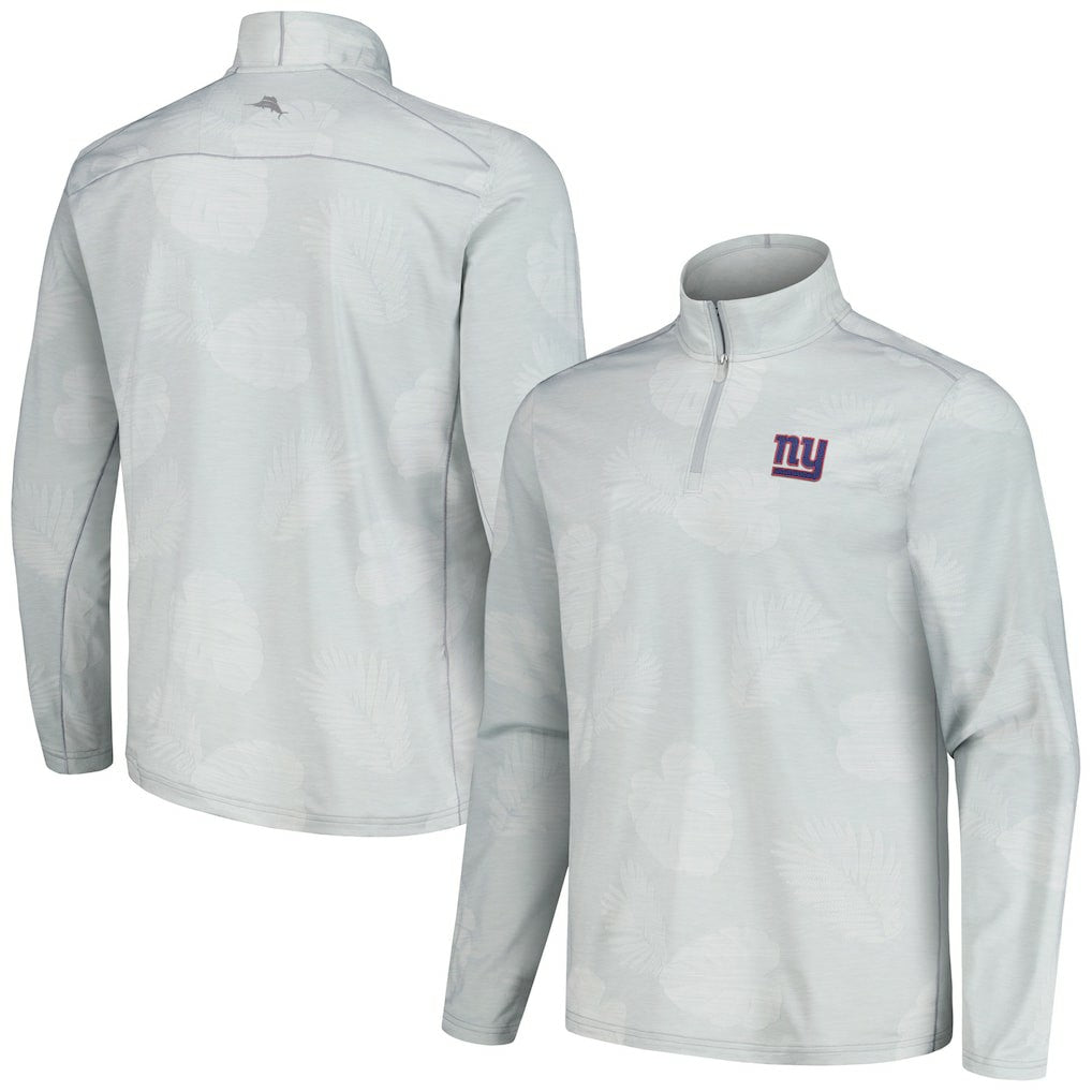 New York Giants Delray Frond IslandZone Half-Zip Sweatshirt - Gray discount