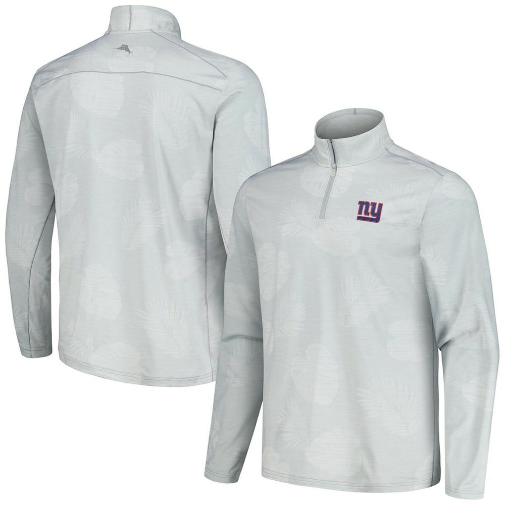 New York Giants Delray Frond IslandZone Half-Zip Sweatshirt - Gray discount