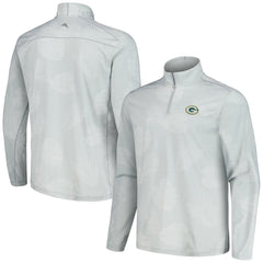 Green Bay Packers Delray Frond IslandZone Half-Zip Sweatshirt - Gray on sale
