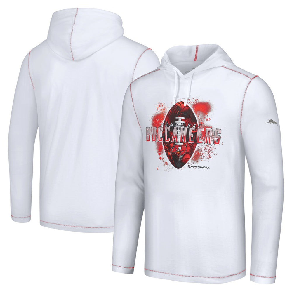 Tampa Bay Buccaneers Graffiti Touchdown Pullover Hoodie - White cheap