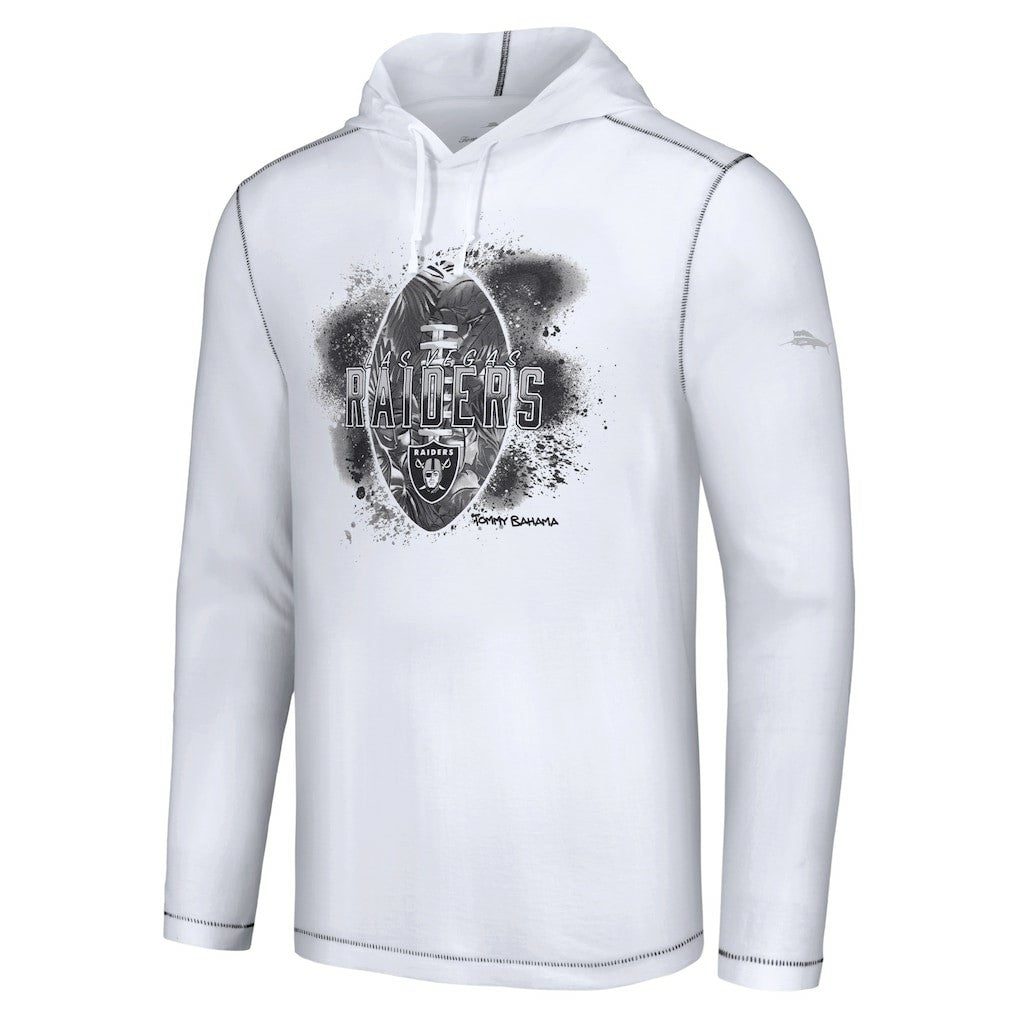 Las Vegas Raiders Graffiti Touchdown Pullover Hoodie - White online
