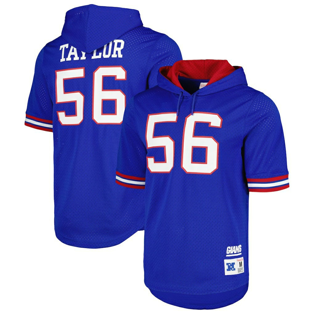 Lawrence Taylor New York Giants Retired Player Name & Number Mesh Hoodie T-Shirt - Royal online